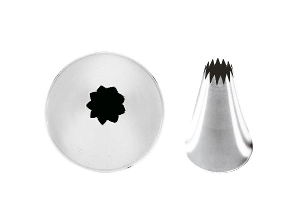 Conf 6 Pz Bocchette Foro A Stella Francese 8,5 mm
