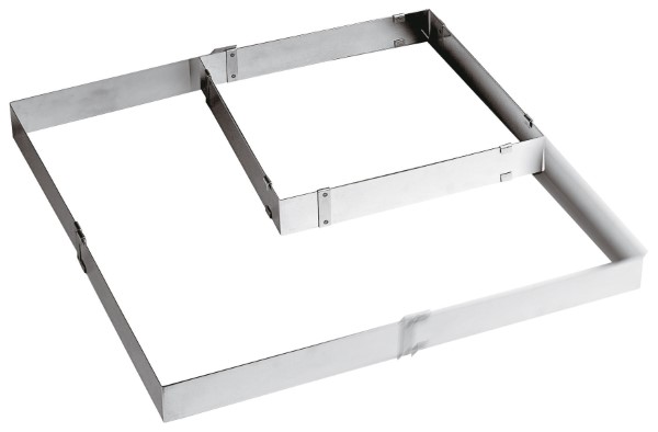 Telaio Regolabile Cm 30X30-57X56 H 5 Inox