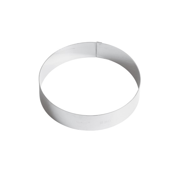 Anello Per Torte Ø Cm 16 H 3,5 Inox