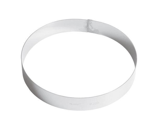 Anello Per Torte Ø Cm 22 H 3,5 Inox