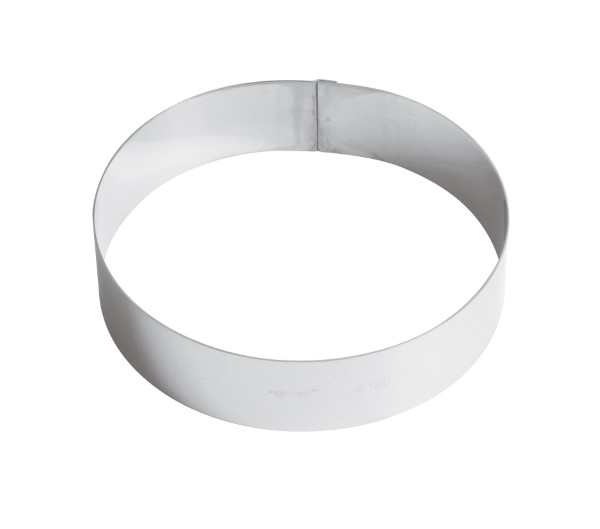 Anello Per Torte Ø Cm 18 H 4,5 Inox