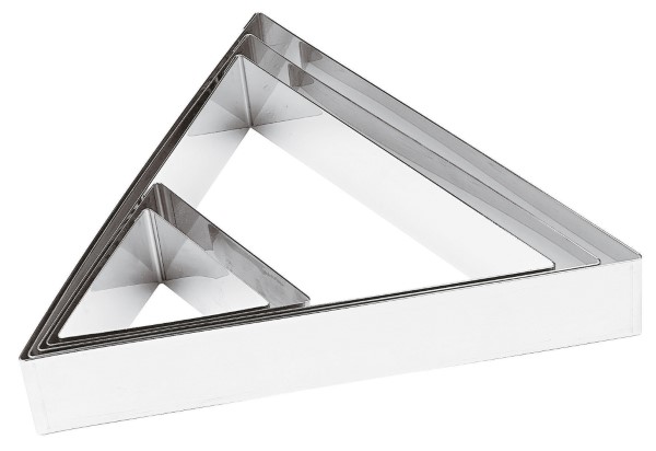 Telaio Triangolo Cm 22 H 4,5 Inox
