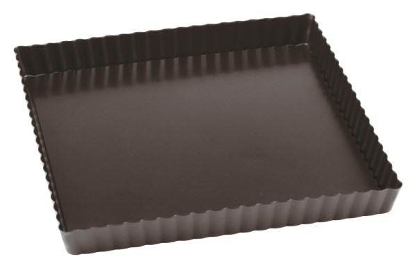 Tortiera Quadra Festonata Fondo Mobile 23cm