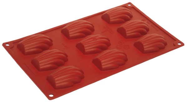 Stampo Madeleine da 9 cm 6,8x4,5x1,8