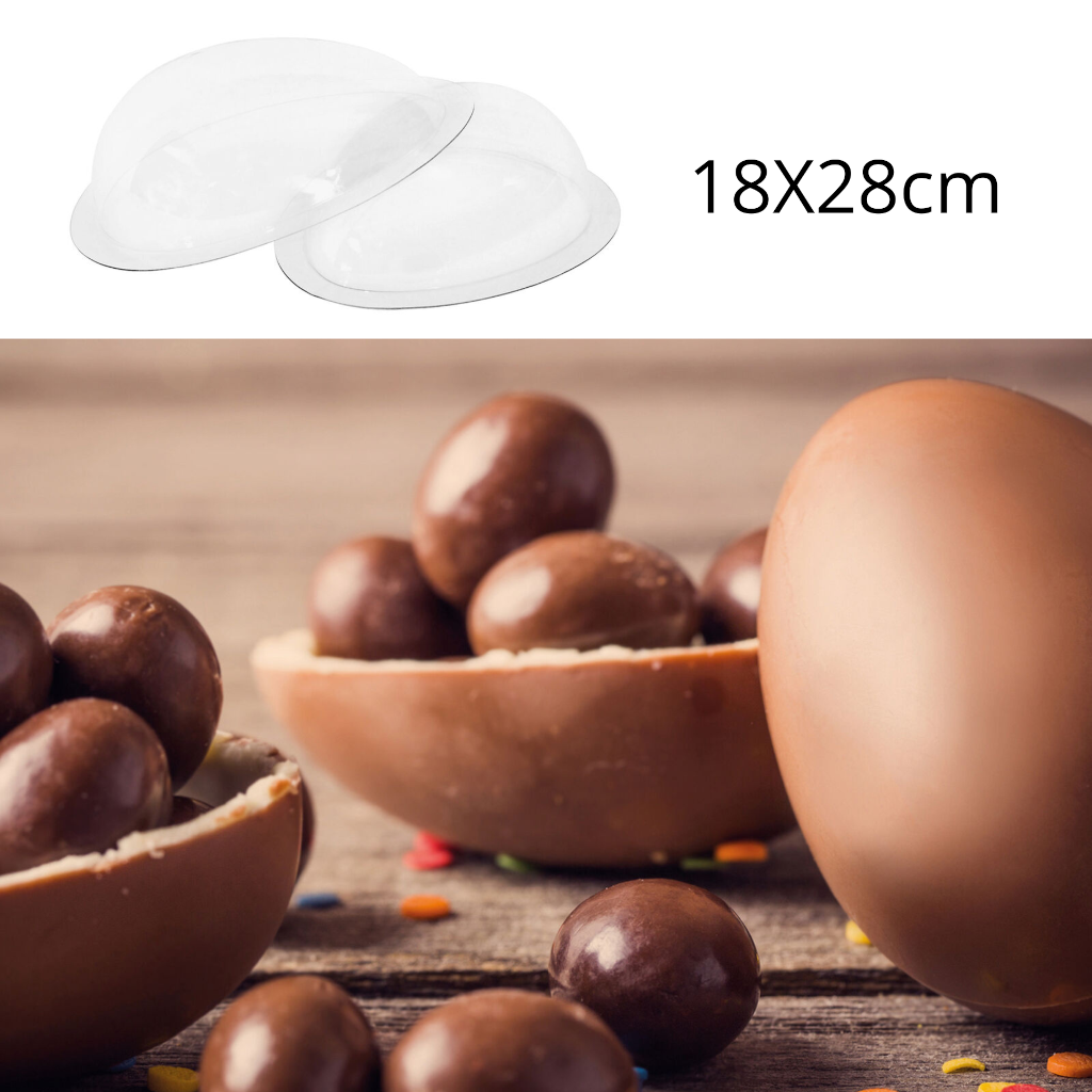 Stampo mezzo uovo PE 18X28cm