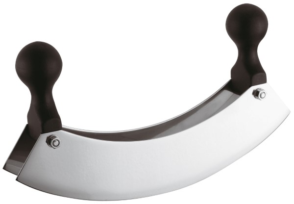 Mezzaluna lama doppia 30cm Inox PP