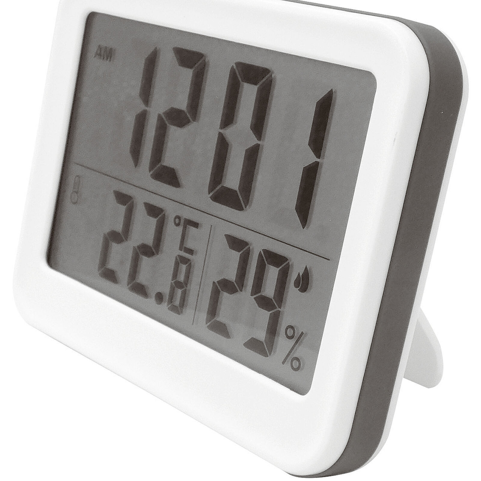 Termoigrometro digitale con orologio