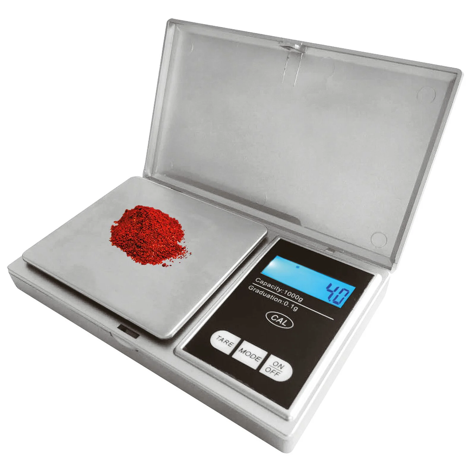 BILANCIA TASCABILE INOX/ABS Kg.1 SCALA 0,1g
