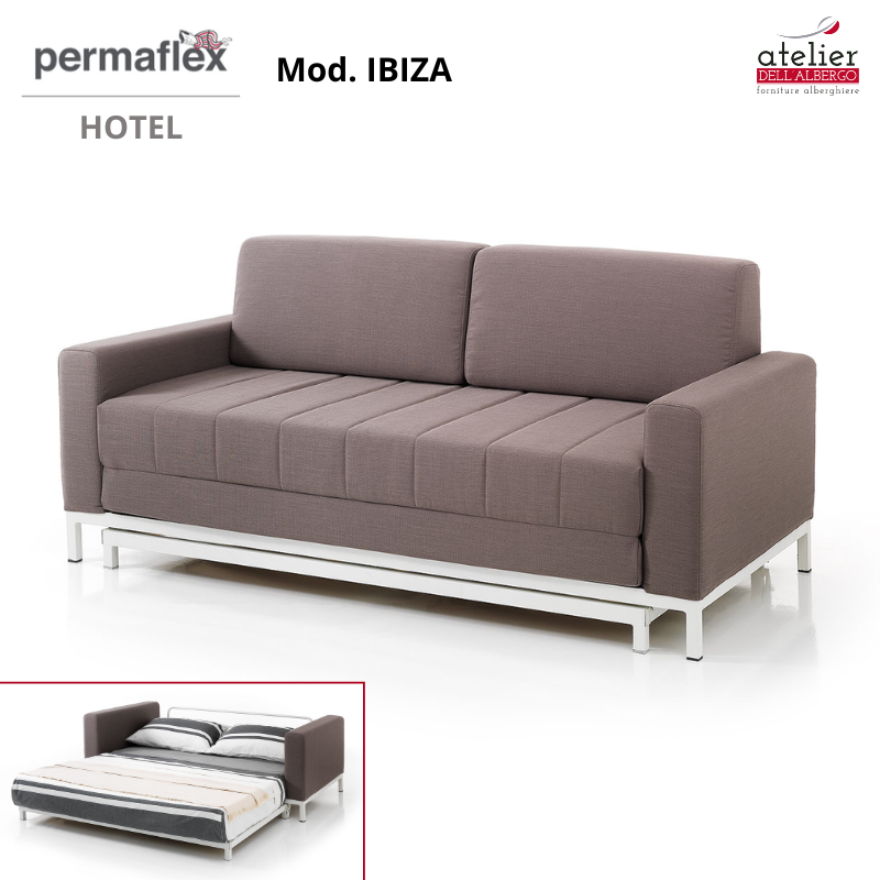 DIVANO LETTO FRANCESE IBIZA 178x95x78cm (CHIUSO)