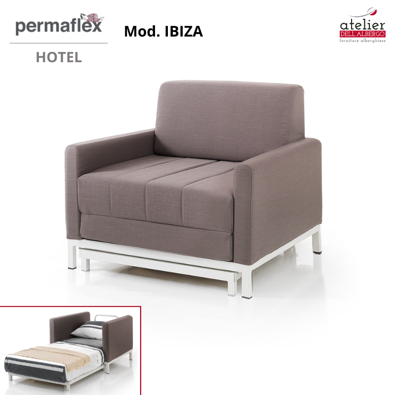 POLTRONA LETTO SINGOLA IBIZA CON MATERASSO