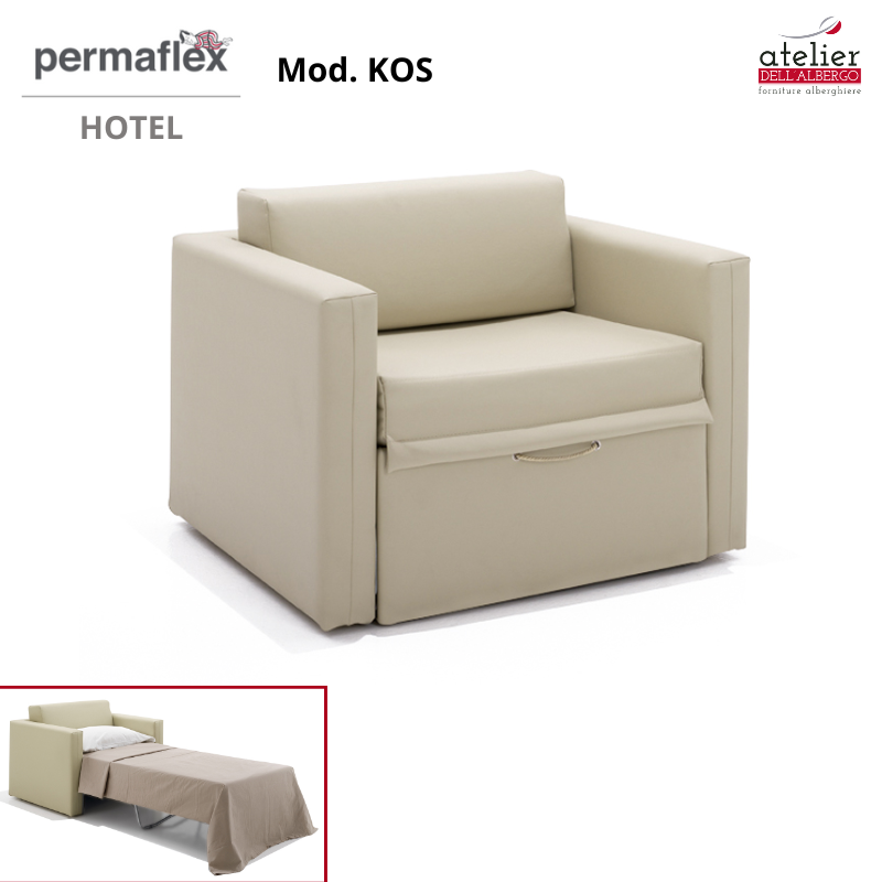 POLTRONA LETTO SINGOLA KOS CON MATERASSO