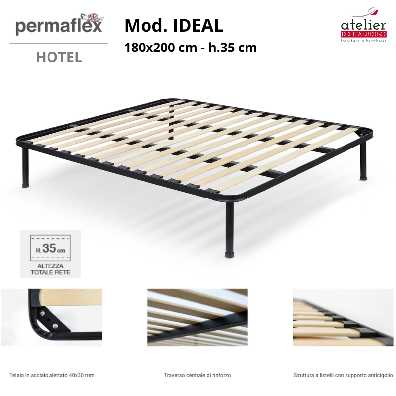 RETE IDEAL 180x200cm - ESCLUSI PIEDI