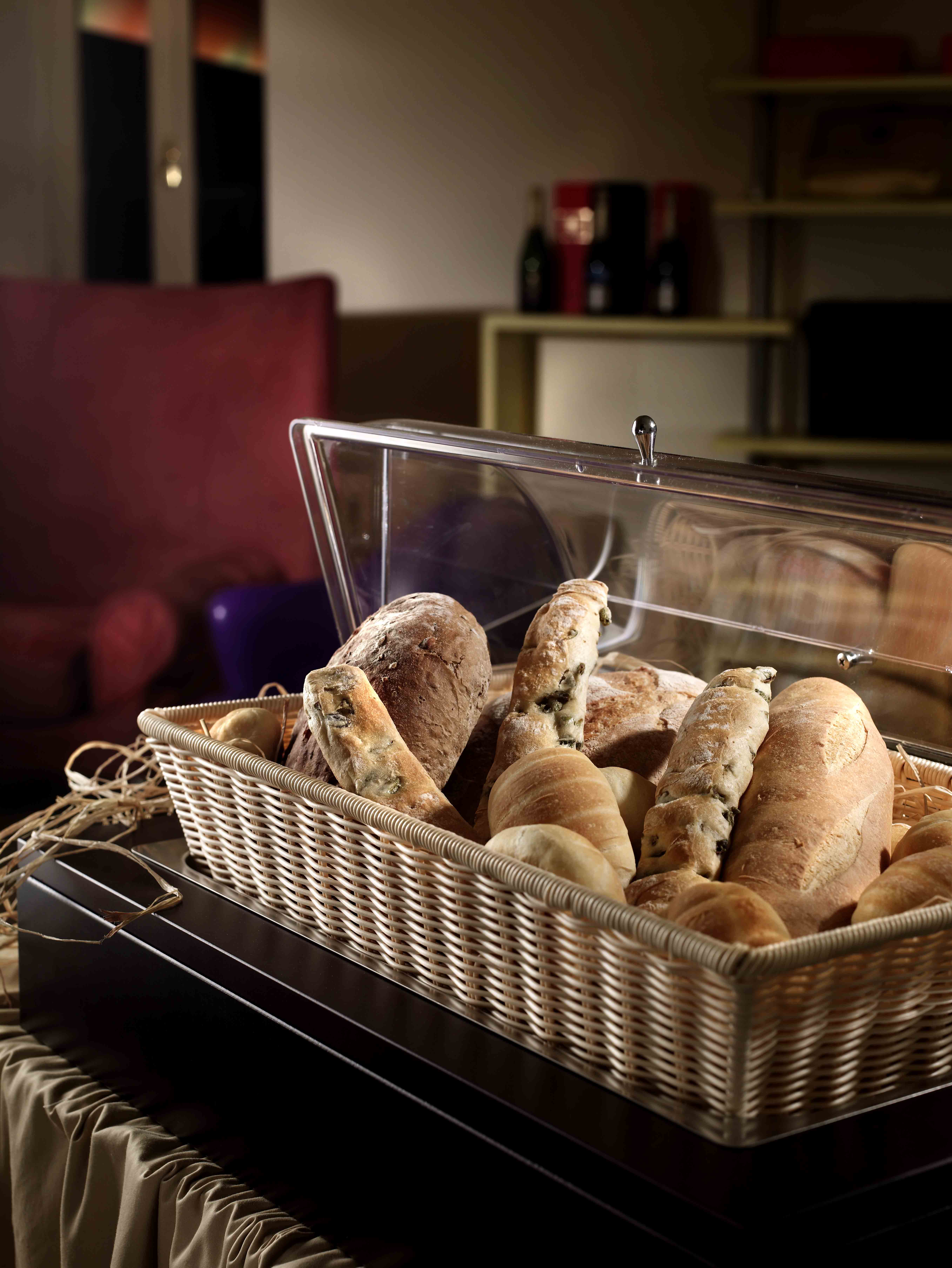 CLASSIC CESTA PANE PAGLIA CON CUPOLA