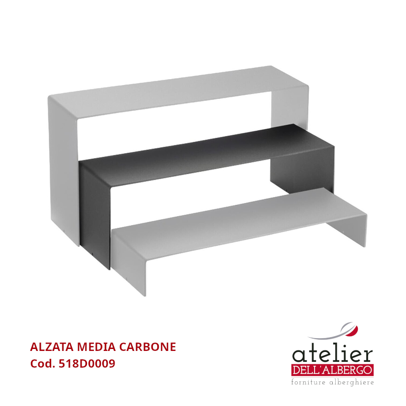 CALEIDO ALZATA MEDIA CARBONE H CM 19,2