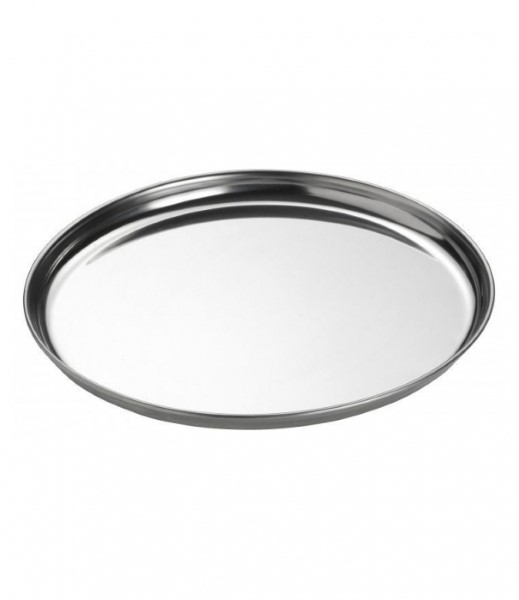 Vassoio tondo Ø 28cm acciaio