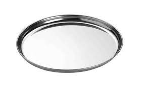Vassoio tondo Ø 32cm acciaio