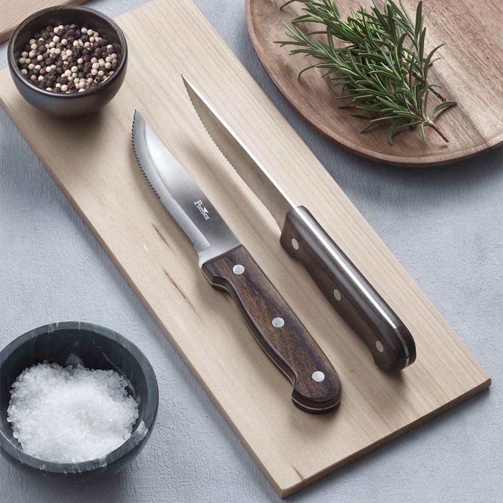 P.WOOD Coltello Bistecca Seghettato Big