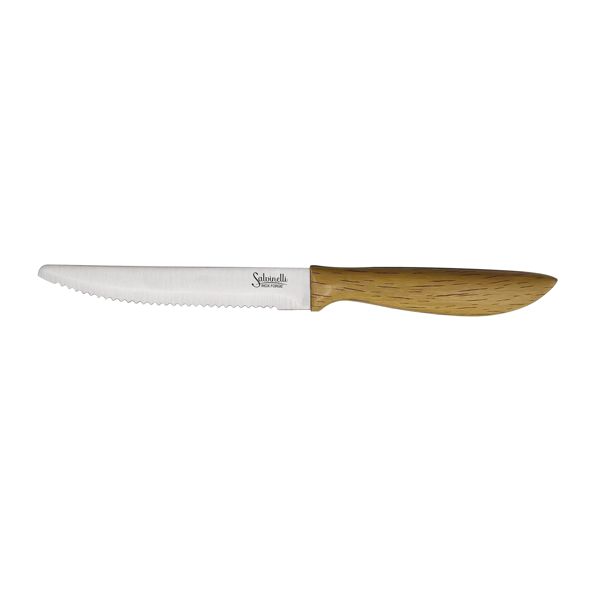 BISTROT Coltello Tavola Seghettato Punta Tonda