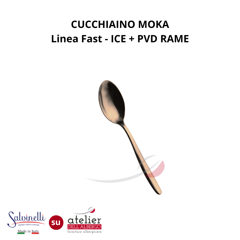 FAST Cucchiaino moka ICE+PVD RAME
