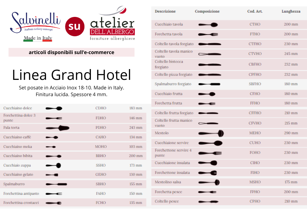 GRAND HOTEL Pala Torta Inox Lucido