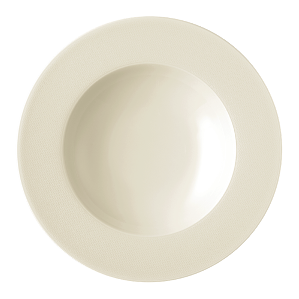 DIAMANT Piatto fondo falda 23cm crema