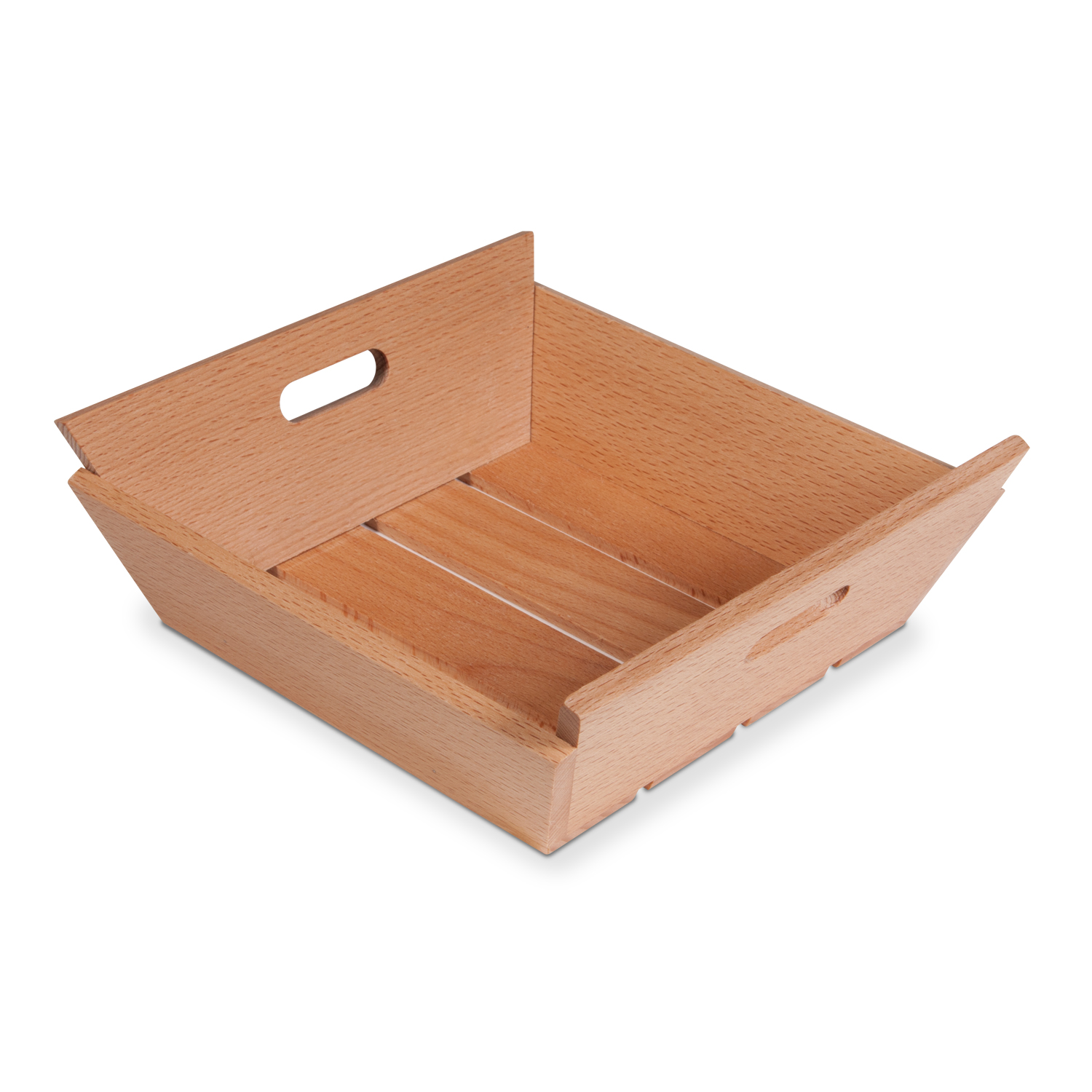 Mini cestino rettangolare in legno 24x16cm