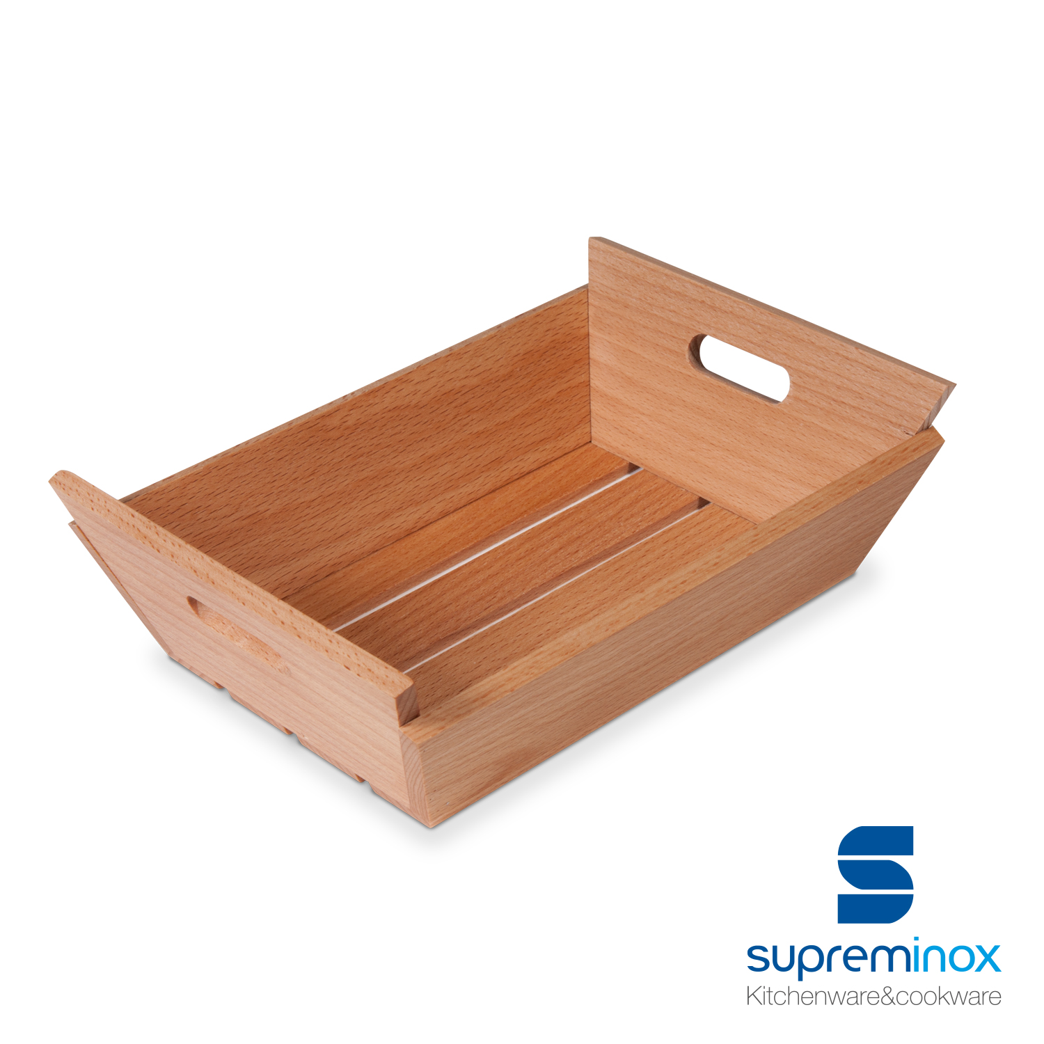 Mini cassetta rettangolare in legno 24x16cm