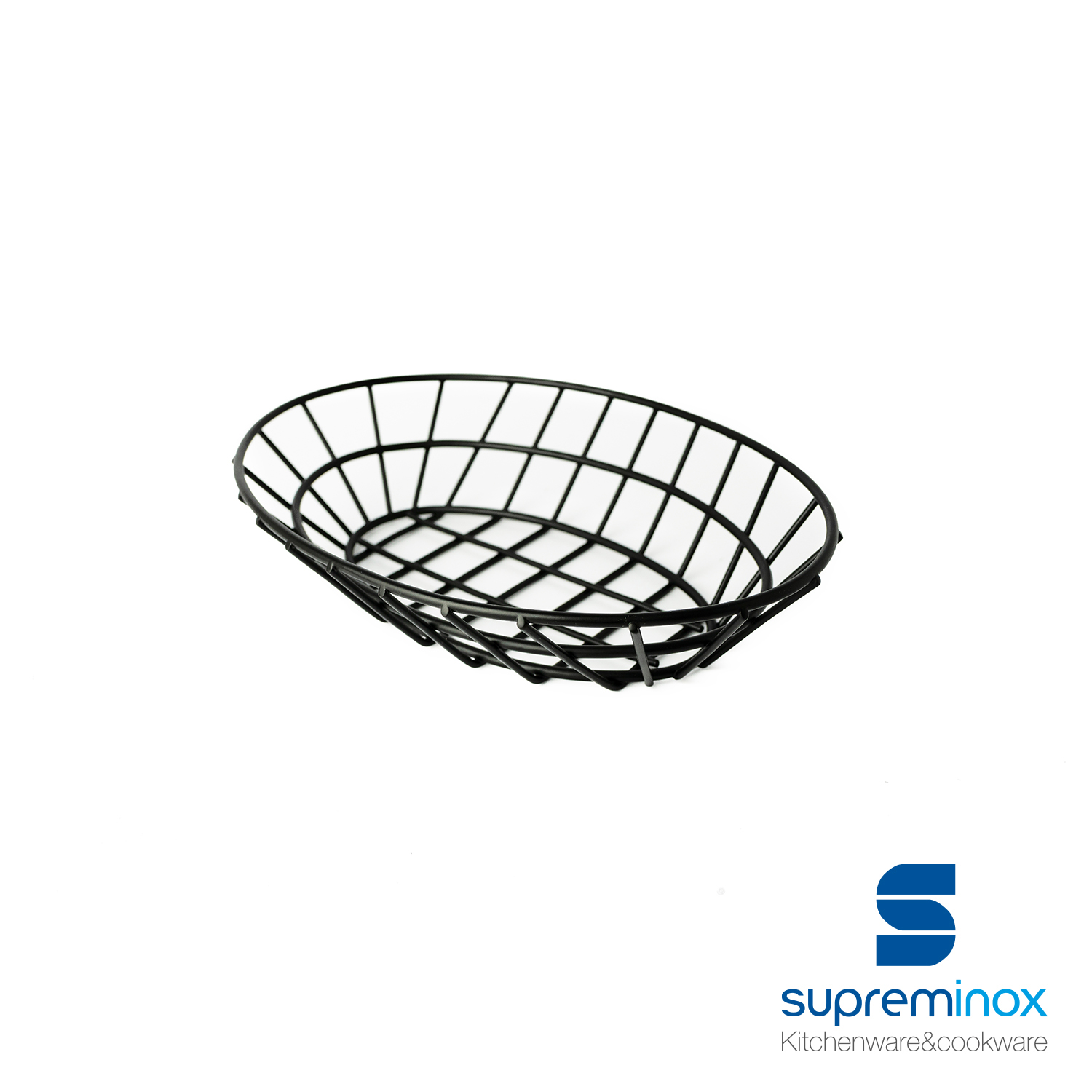 Cesto ovale in metallo 24,5x18cm