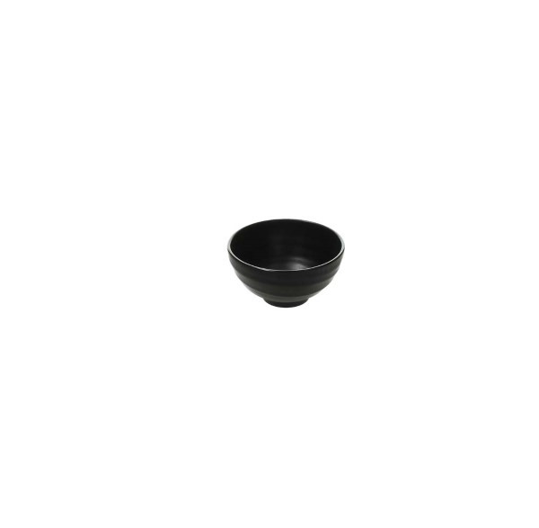 BOWL CON PIEDE CM 11 H6 SHOW PLATE NERO