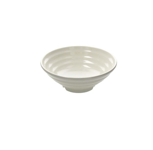 BOWL CON PIEDE CM 25 H9 SHOW PLA BIANCO