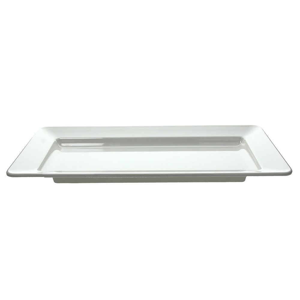 Piatto Melamina Buffet bordo 75x25 Bianco