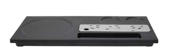 VASSOIO PER BOLLITORE, NERO 45 X 20 CM