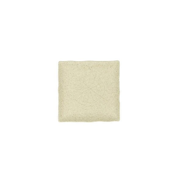 VULCANIA SALENTO Piatto Quadro 16cm sabbia