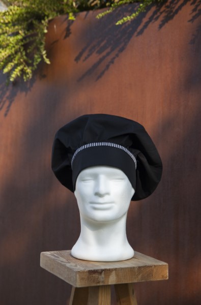 CAPPELLO CHEF NERO+RIGA