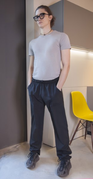 PS002X PANTALONE TASCHE NERO