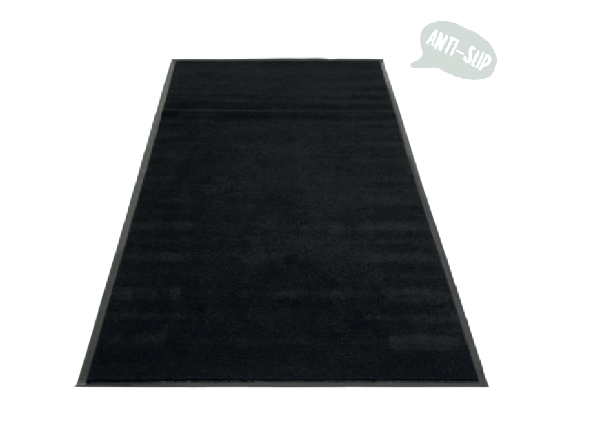 TAPPETO ANTISCIVOLO ESTERNO 200X90CM NERO