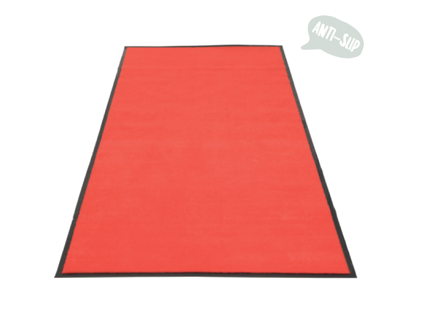 TAPPETO ANTISCIVOLO ESTERNO 200X90CM ROSSO